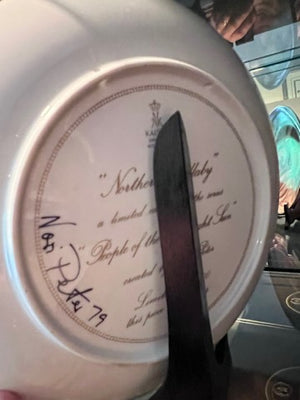 2 Nori Peter Kaiser Collector Plates