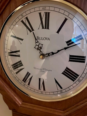Bulova Westminster-Whittington Chime Wall Clock