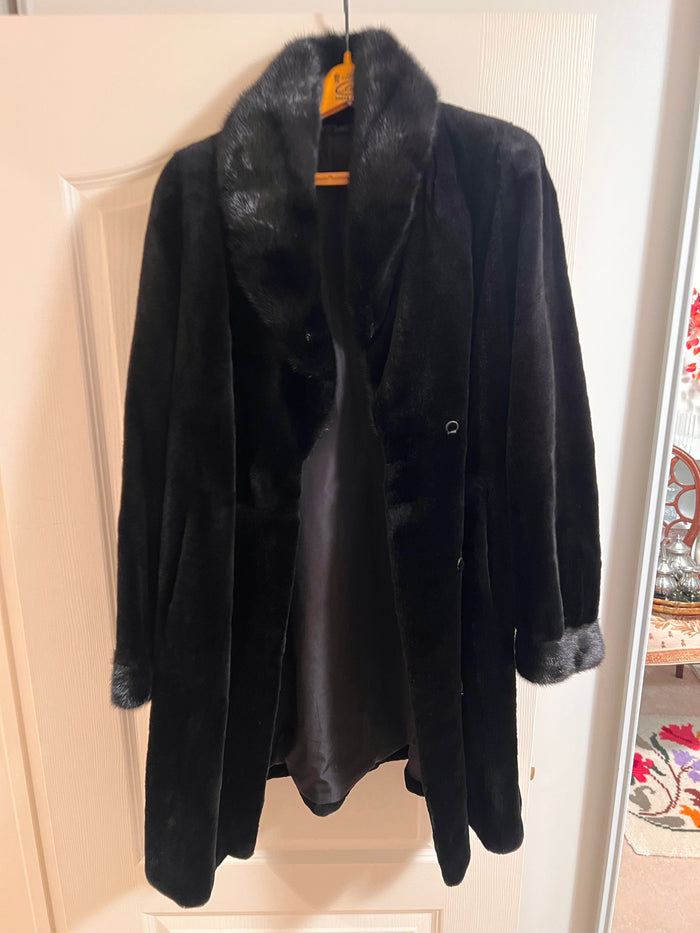 Women's Full Length Mink Fur Coat