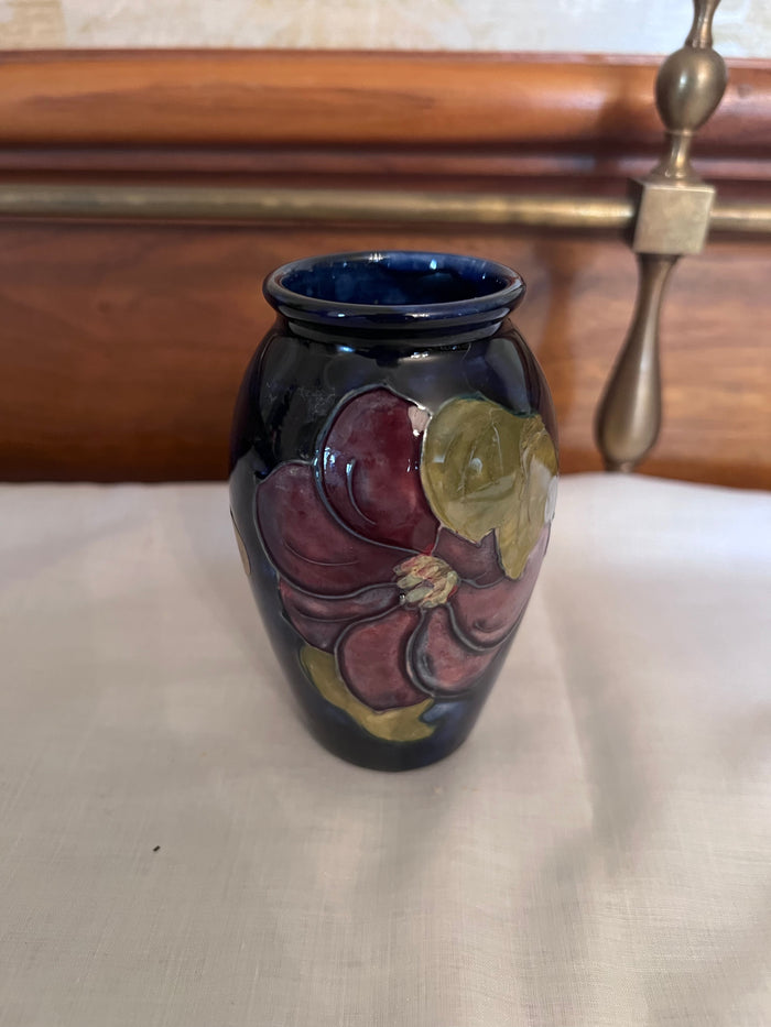 Vintage Small Moorcroft Vase, 4.5"h