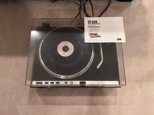 Sansui SR-838 DIRECT DRIVE QUARTZ LOCK AUDIOPHILE TURNTABLE (AMAZING CONDITION)