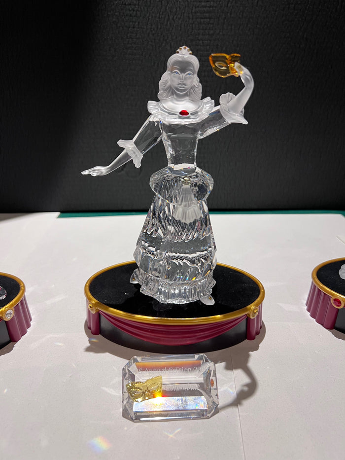 Swarovski Crystal ‘Masquerade’ 2000 "Columbine" (includes stand & plaque)
