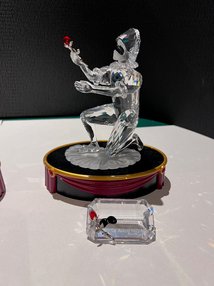 Swarovski Crystal ‘Masquerade’ 2001 "Harlequin" (includes stand & plaque)