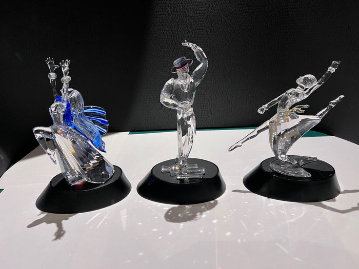 Swarovski Crystal 'Magic of Dance' Trilogy: Isadora, Antonio and Anna, 2002-2004