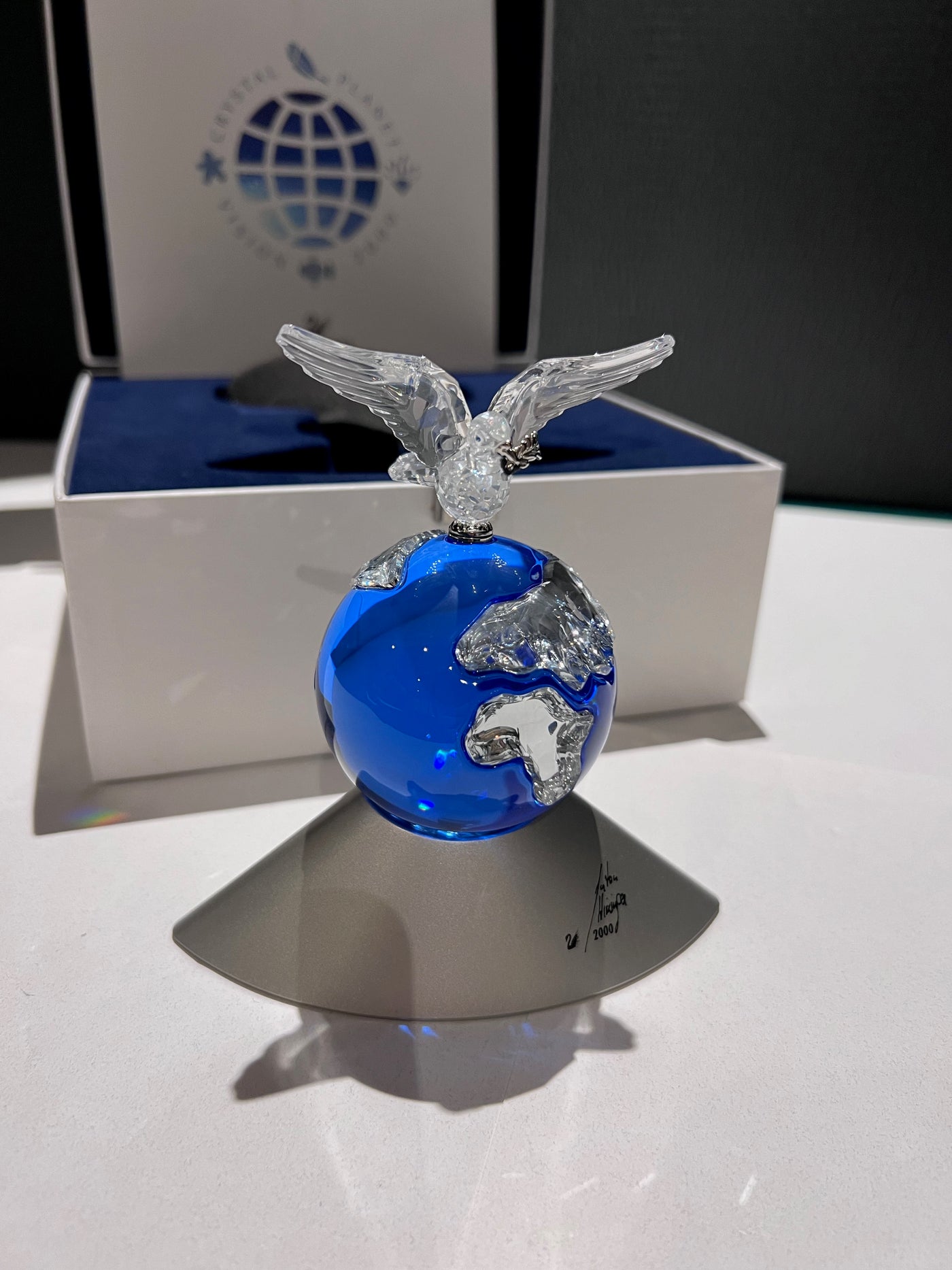Swarovski Planet 2000 クリスタル地球儀ミレニアム（SWAROVSKI