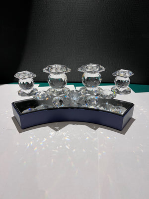 Swarovski Crystal 7600NR130 4-Light Candle Holder