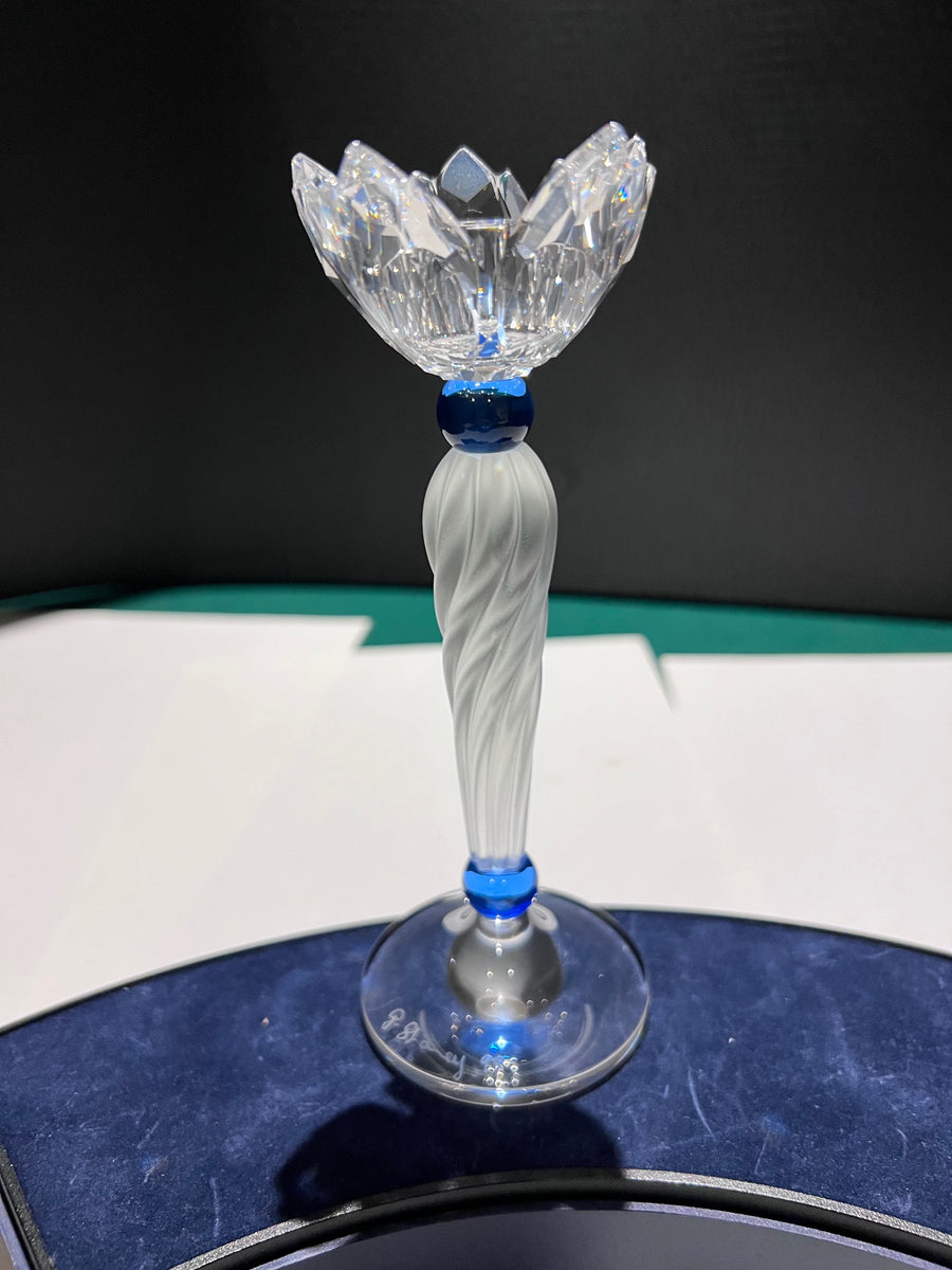 Swarovski Crystal 207012 Blue Flower Candle Holder – Sell My Stuff