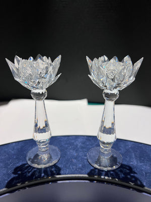 Swarovski Crystal 7600NR126 Candle Holders