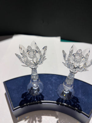 Swarovski Crystal 7600NR126 Candle Holders