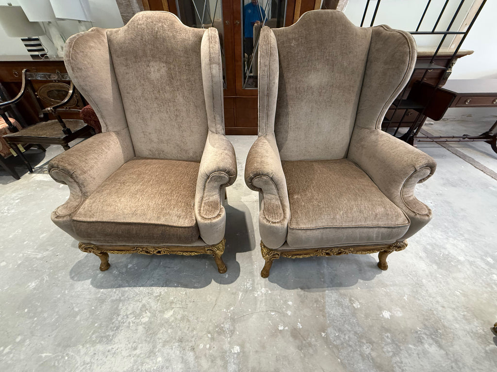 Henredon Schoonbeck Collection Large Wingback Chairs