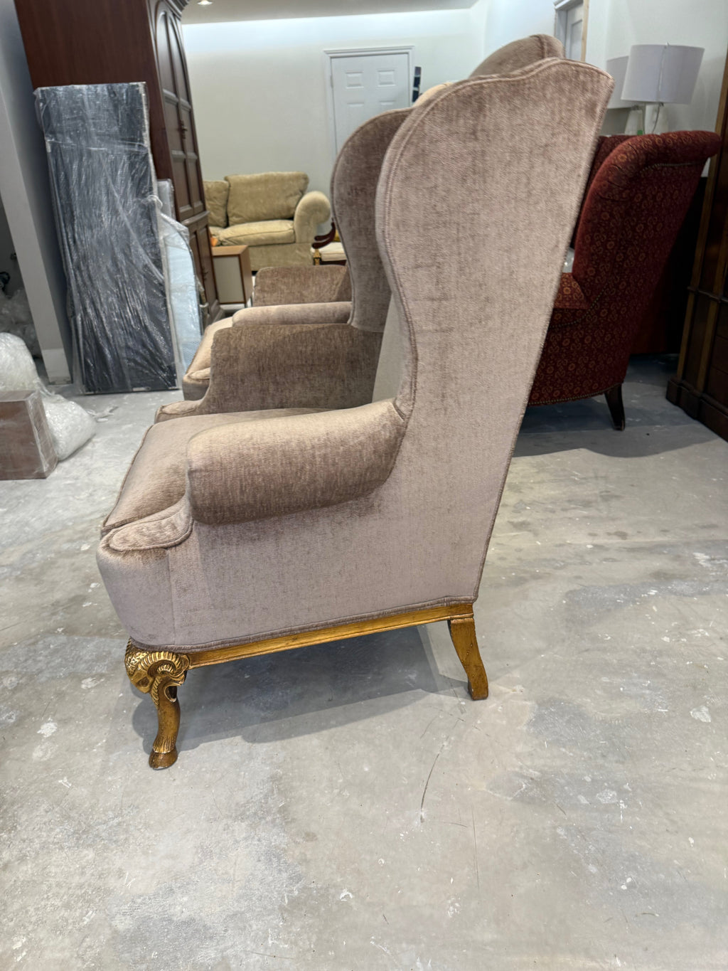 Henredon Schoonbeck Collection Large Wingback Chairs