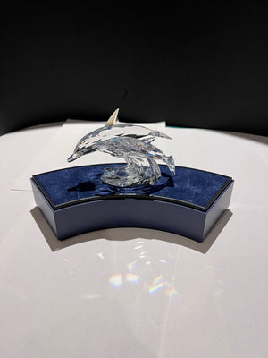 Swarovski Crystal SCS 1990 Annual Edition “Lead Me” Dolphins