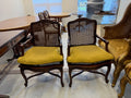 Pair of Louis XV Cane Bergere Chairs