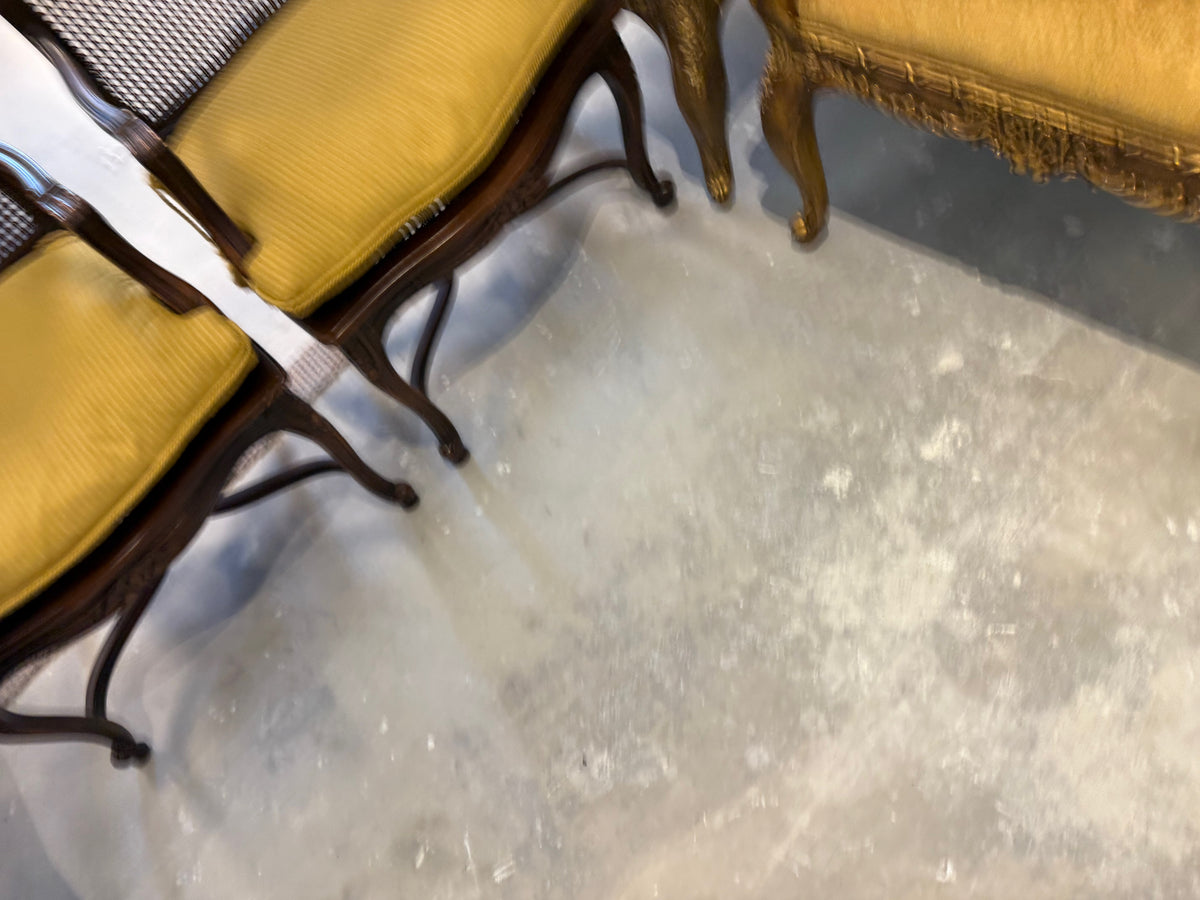 Pair of Louis XV Cane Bergere Chairs