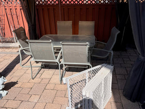 Patio Table + 6 Chairs