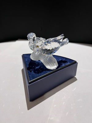 Swarovski Crystal SCS 1989 Annual Edition Turtledoves