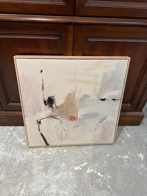 Victoria Barnes 'Oat and Slate II' Framed Abstract Print