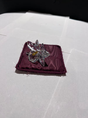 Swarovski Crystal 200280 Yellow Orchid