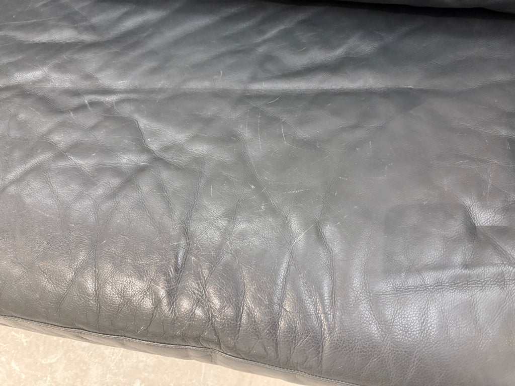Designer Grey Leather Sofa