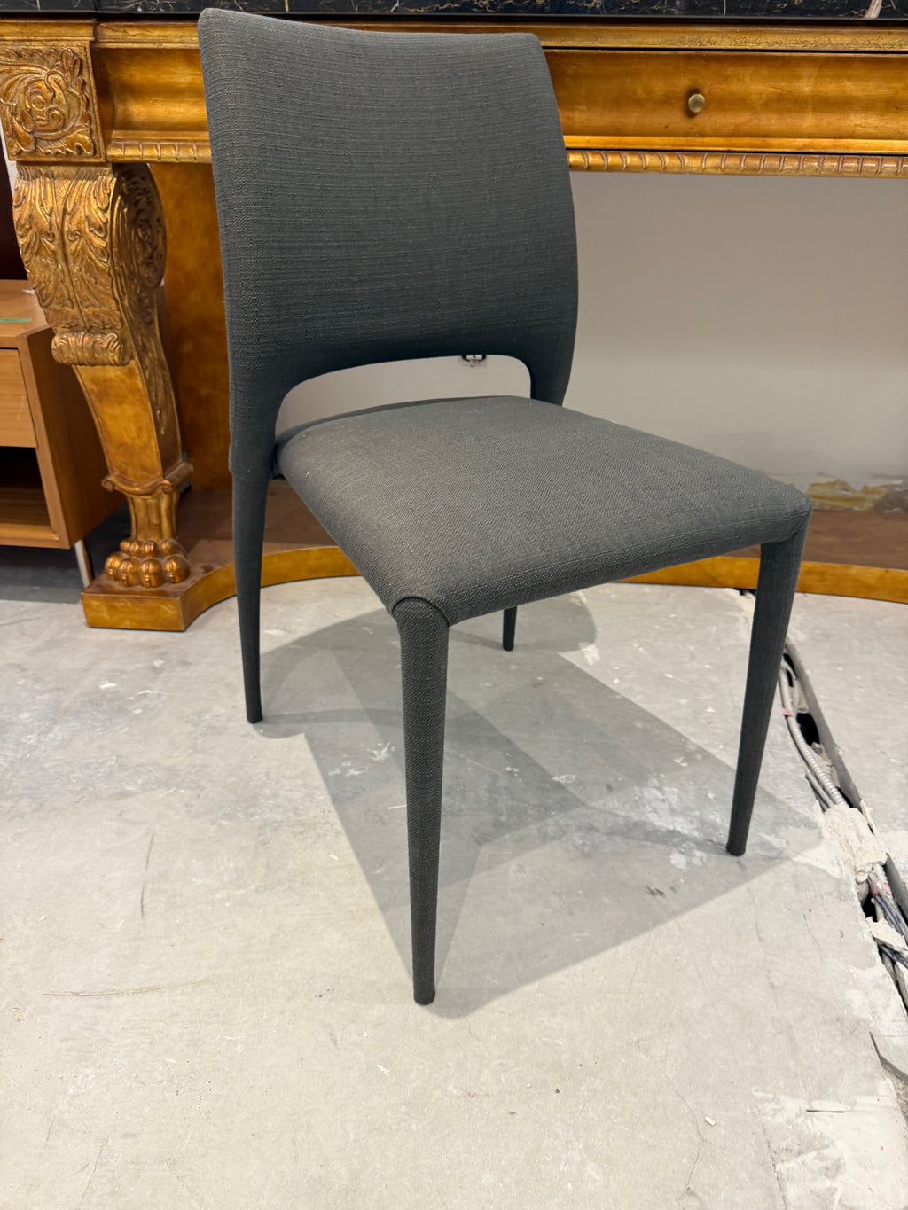 Set of 4 Structube Grey Dining Chairs