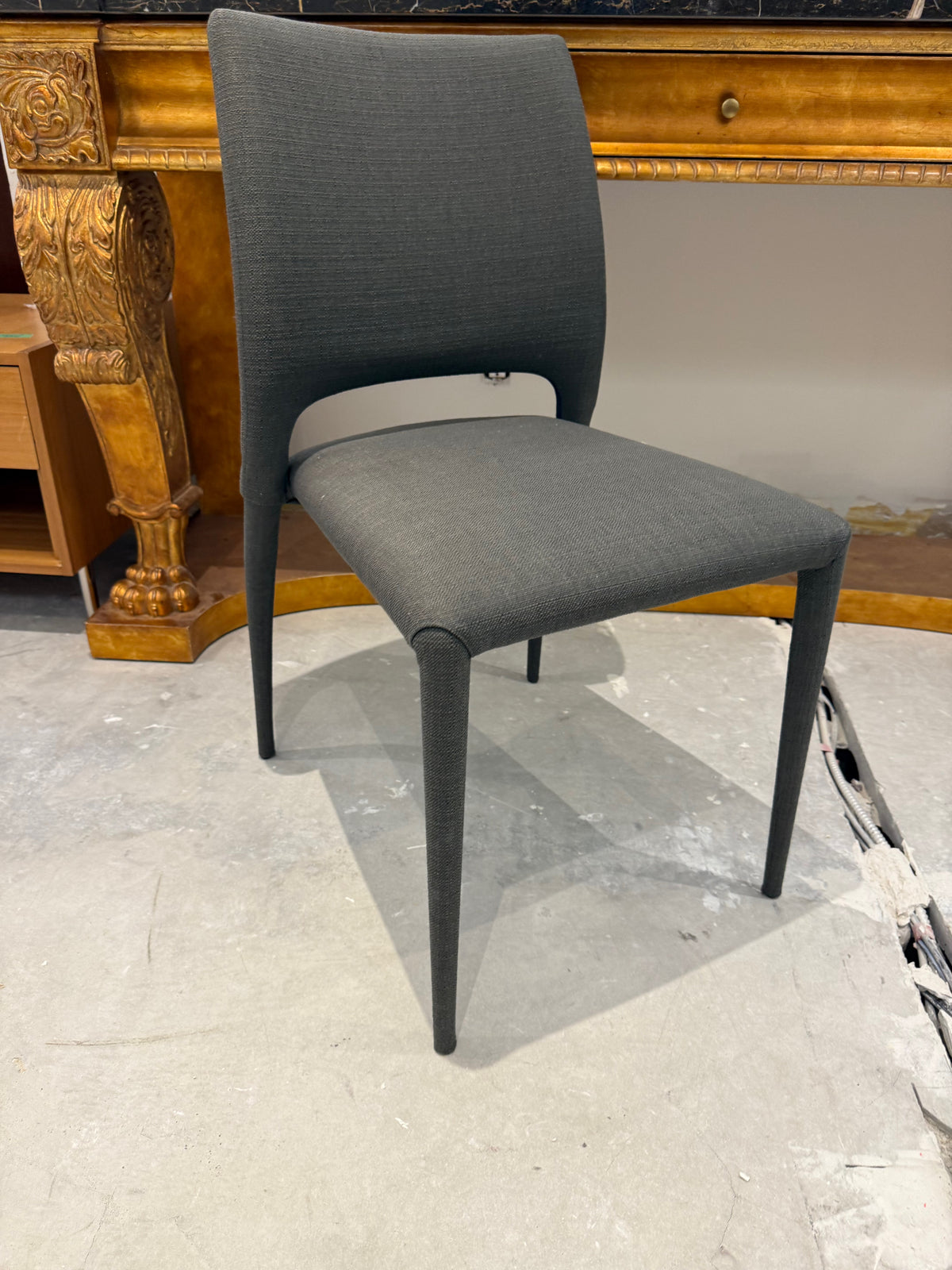 Set of 4 Structube Grey Dining Chairs