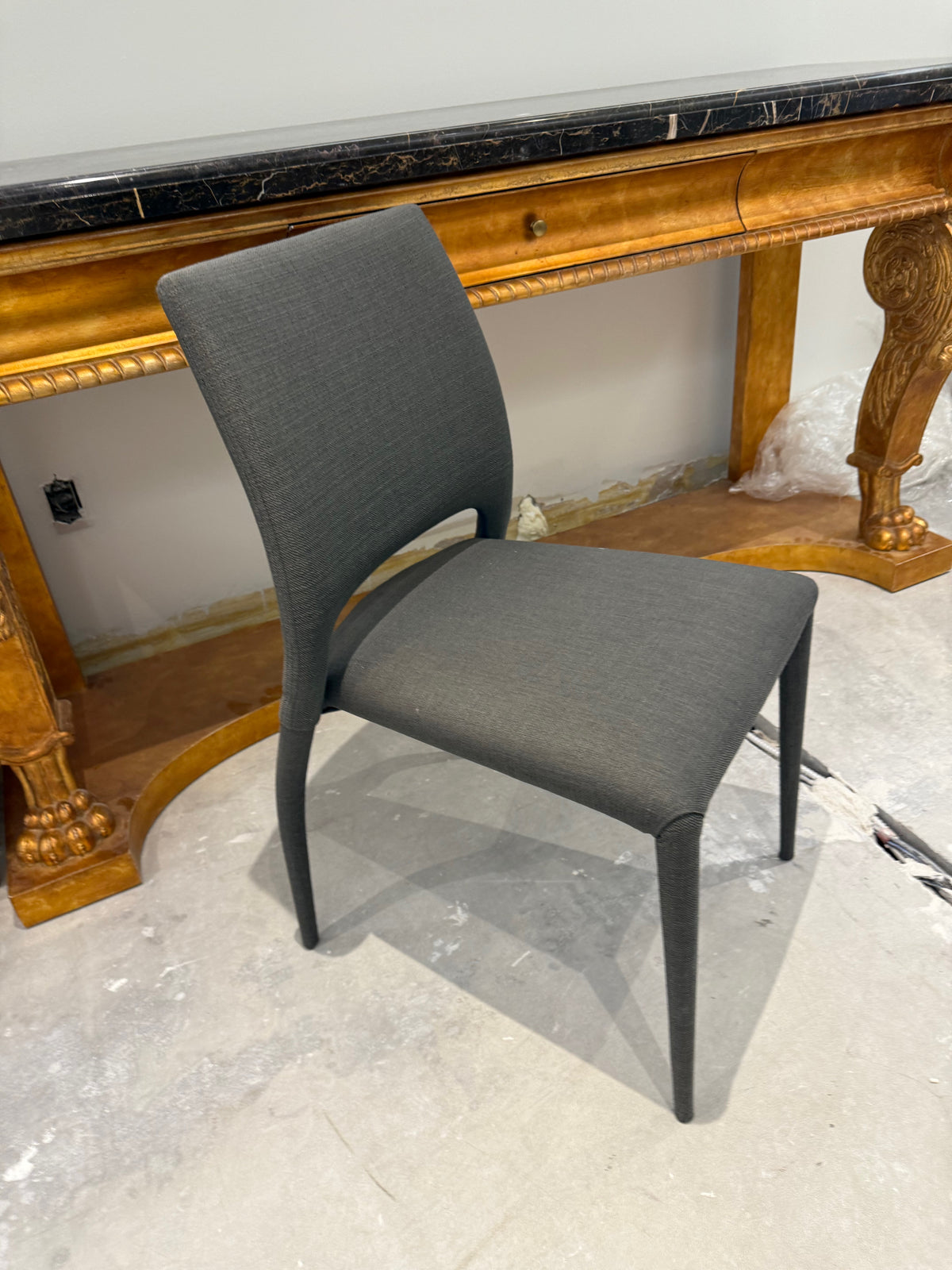 Set of 4 Structube Grey Dining Chairs