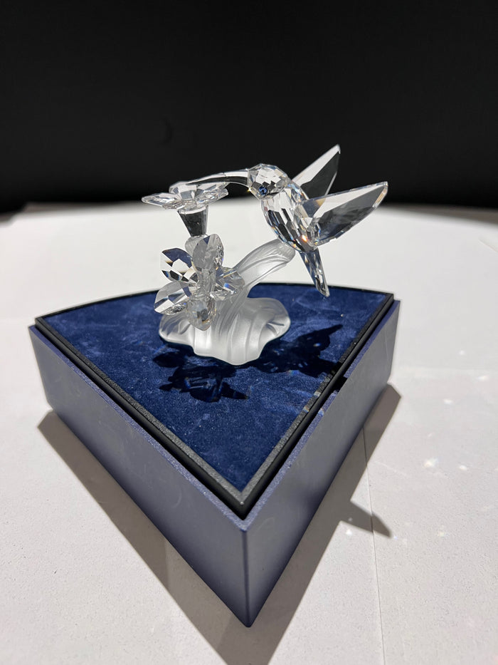 Swarovski Crystal 7615 Hummingbird on Flower