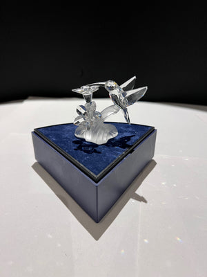 Swarovski Crystal 7615 Hummingbird on Flower
