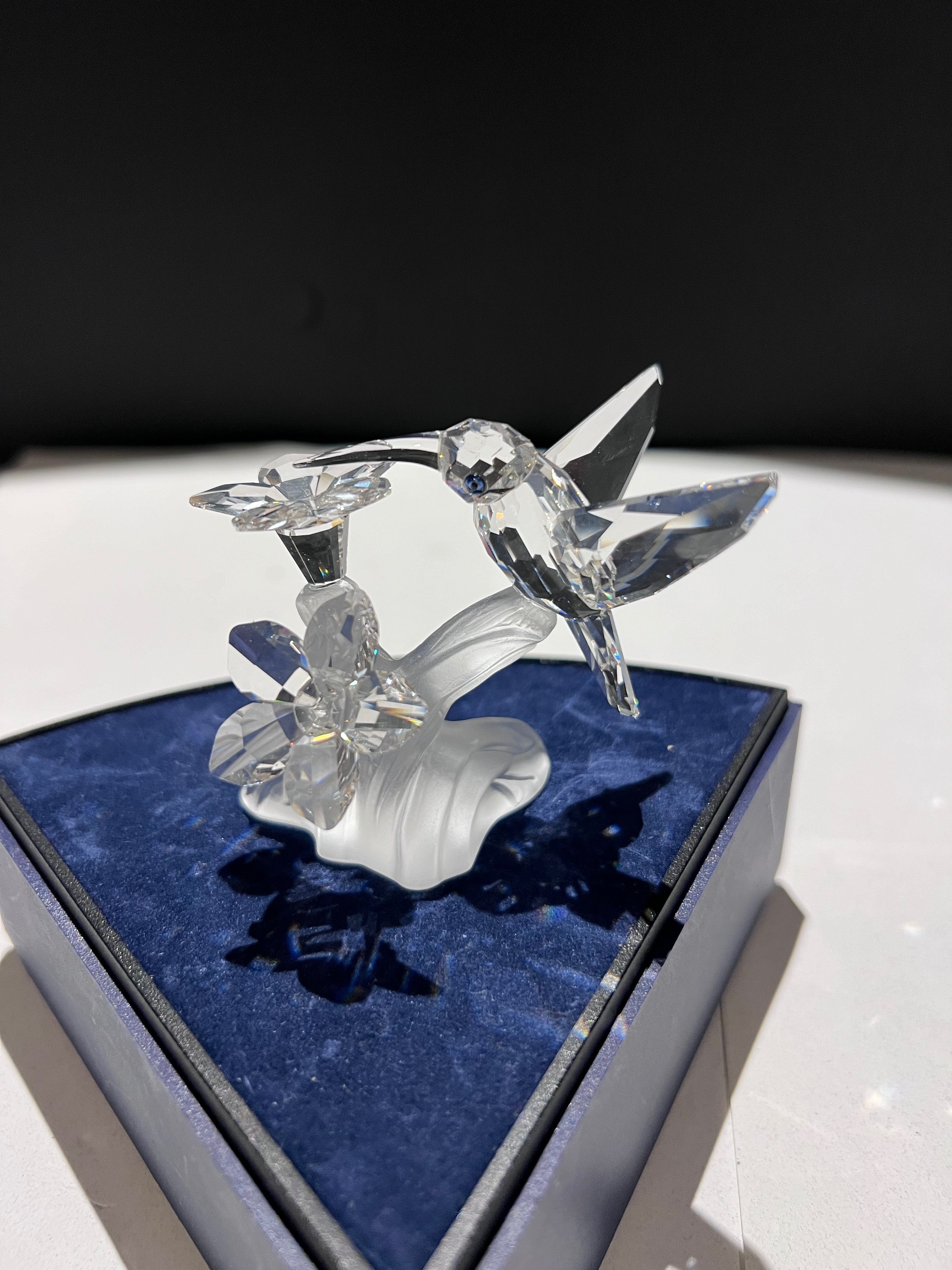 Swarovski ハチドリ Humming bird Swarovski Crystal 7615 Hummingbird on Flower – Sell My Stuff