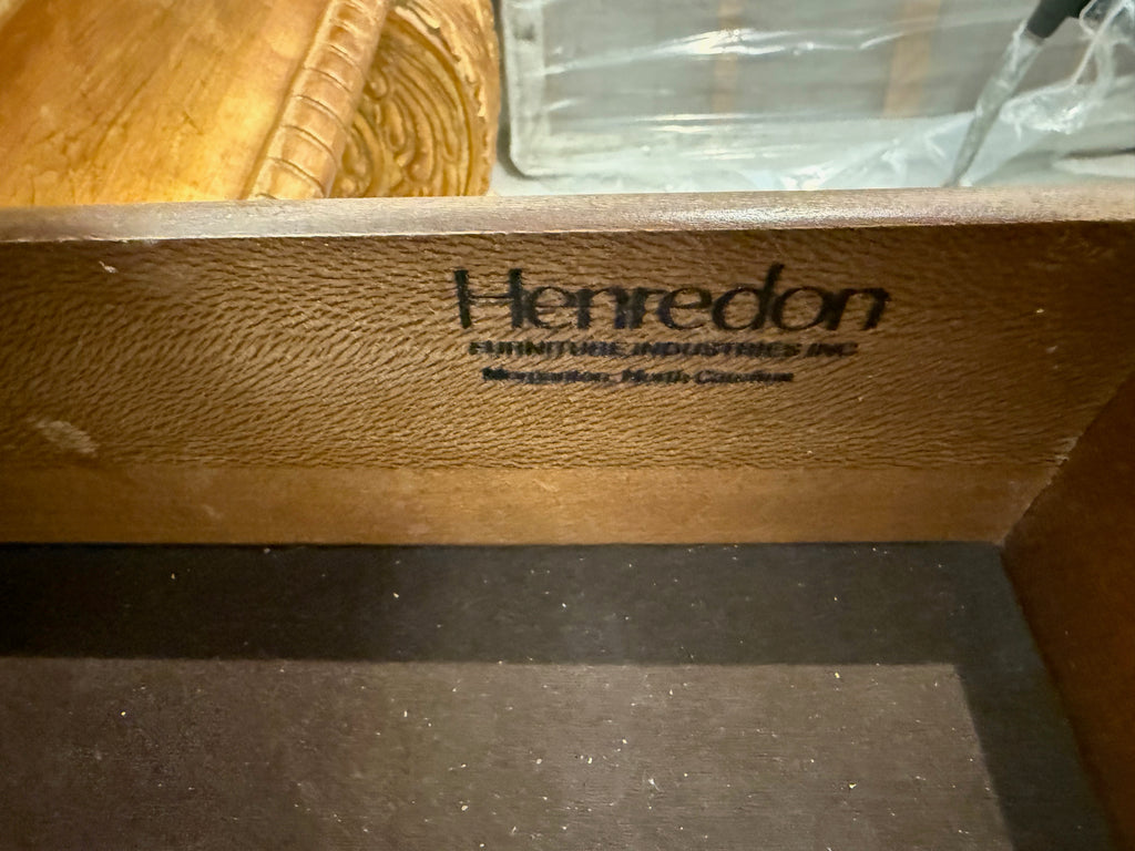 Henredon Marble & Giltwood Console Table