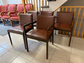 Set of 5 'Andreu World' Leather Chairs