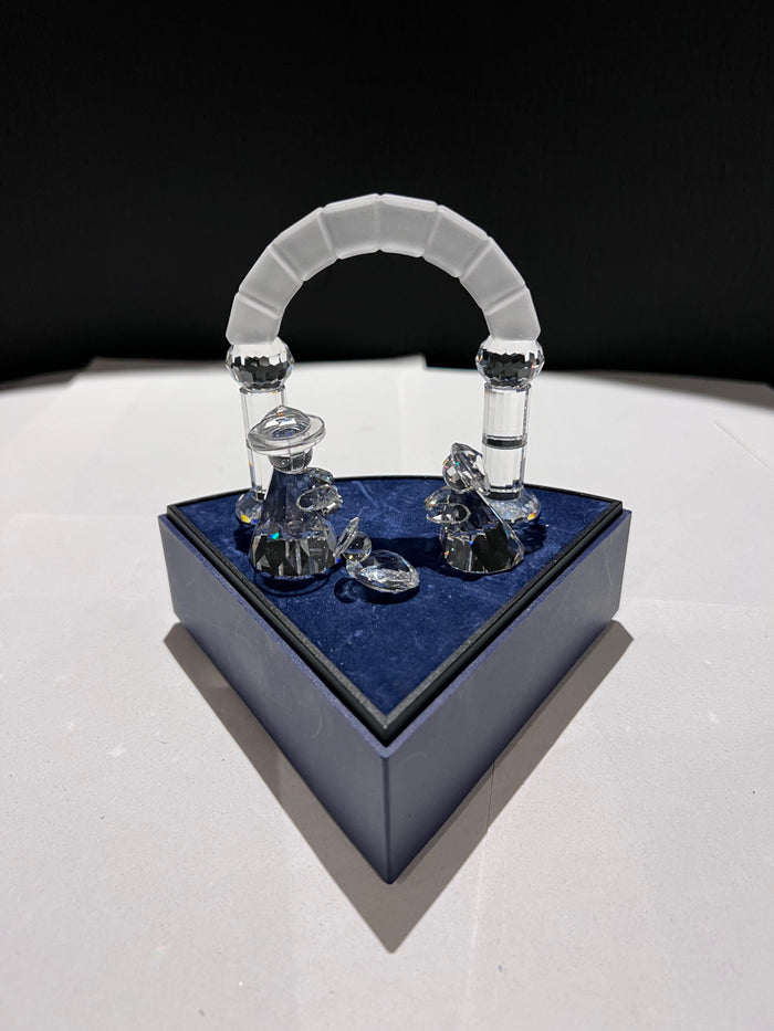 Swarovski Crystal 116160 Nativity Holy Family with Arch