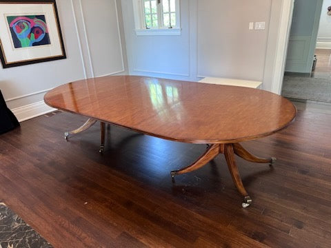 Theodore Alexander Double Pedestal Dining Table