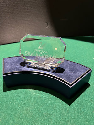 Swarovski Crystal "Silver Crystal" Dealer Plaque # 2