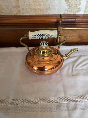 Small Copper Teapot, Made in Holland