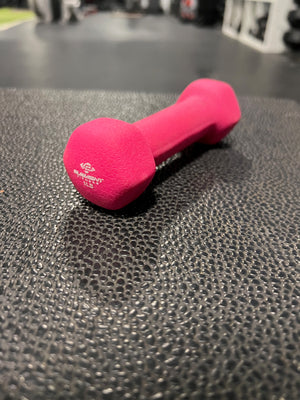 Element Fitness 1LB Neoprene Pink Dumbbell