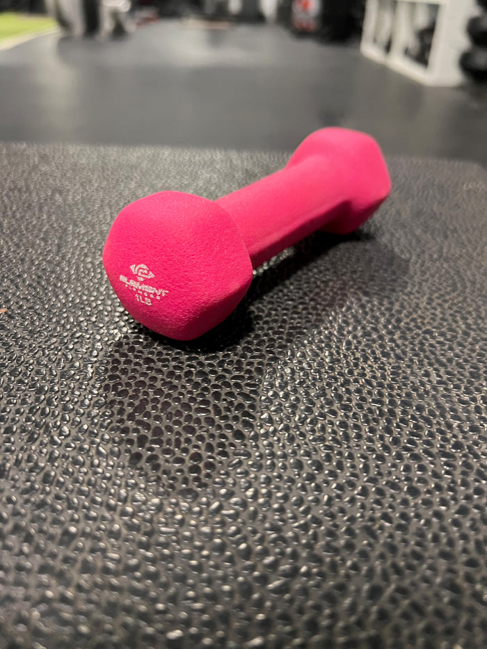 Element Fitness 1LB Neoprene Pink Dumbbell