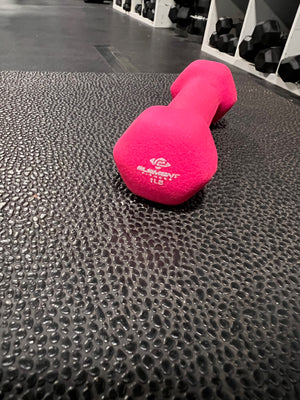 Element Fitness 1LB Neoprene Pink Dumbbell