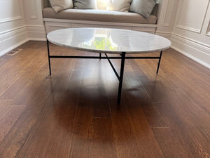 Design Within Reach Sylvain Outline Round Marble Coffee Table