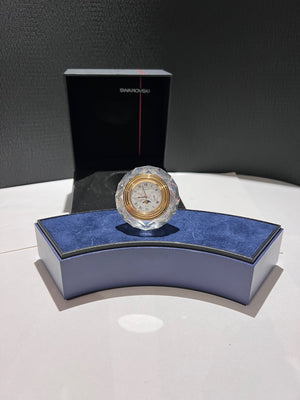 Swarovski Crystal Napoleon Desk CLOCK