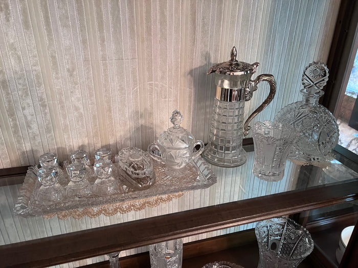 Elegant Czech Cut Crystal Lot #2