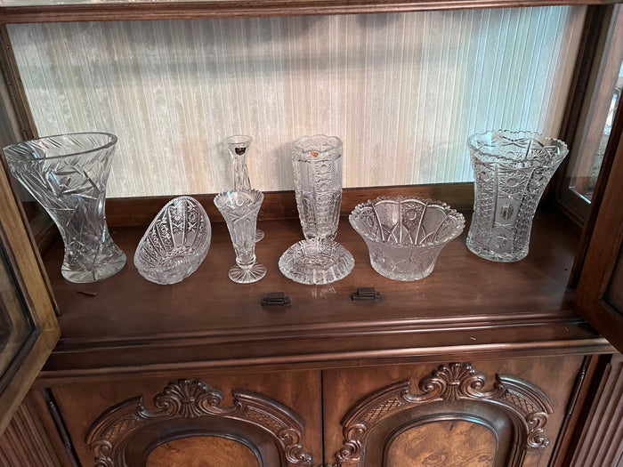Elegant Czech Cut Crystal Lot #3