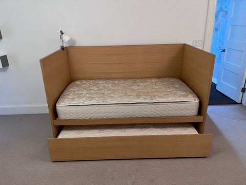 White Oak Veneer Trundle Bed Designed by Ashley Batten Design and Nick Day Design # 1 (*Retail $1,800)