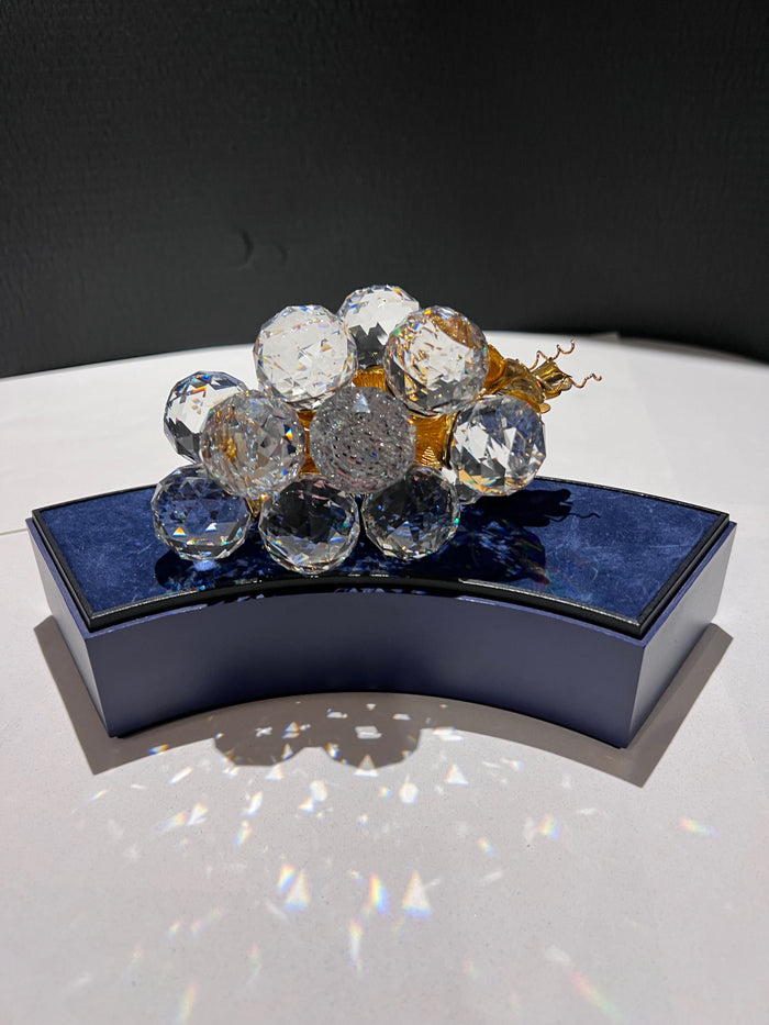 Swarovski Crystal Large Grapes (15 Grapes), 5.5" wide
