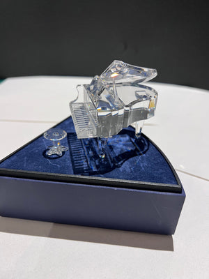 スワロフスキー フィギュリン Piano Grand with Stool Swarovski Grand Piano with Stool : Amazon.com.au: Home