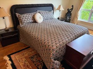 Vintage Black King Headboard