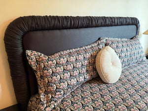Vintage Black King Headboard