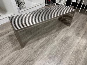 Amici Style Stainless Steel Bench