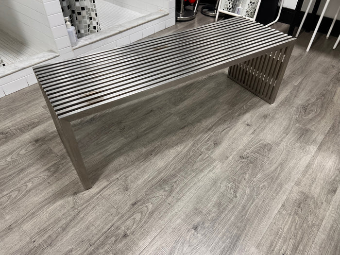 Amici Style Stainless Steel Bench