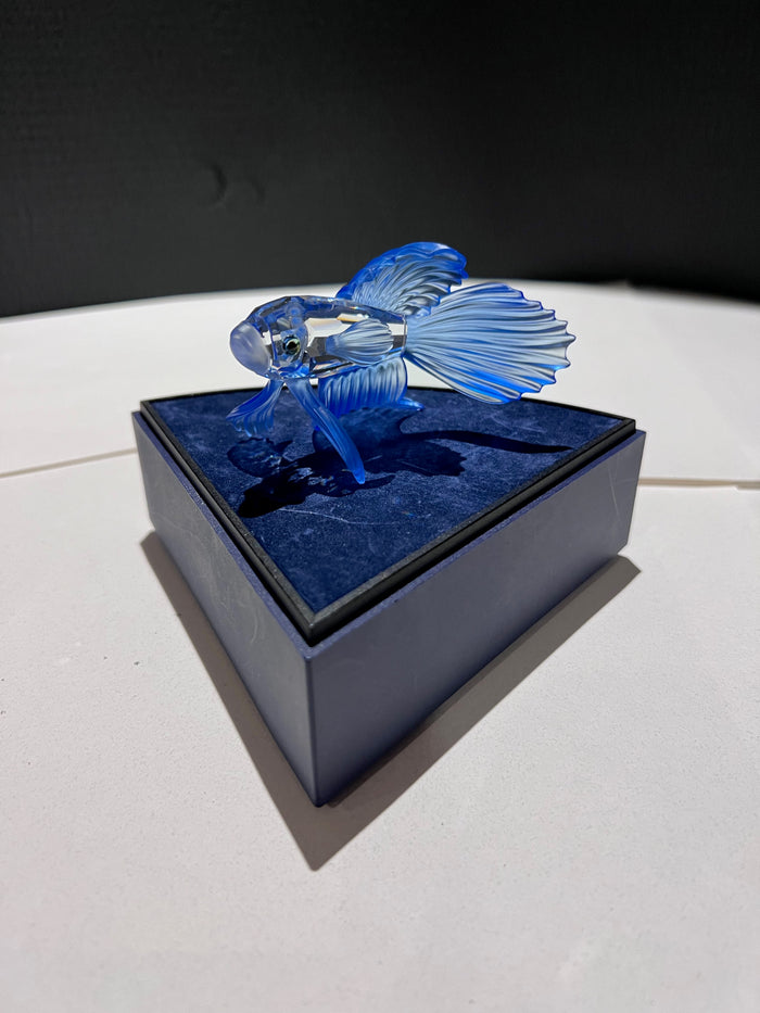 Swarovski Crystal 236718 Siamese Fighting Fish, Blue
